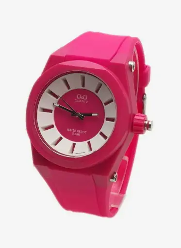 [VR32J006Y] Q&Q WATCH PINK VR32J006Y