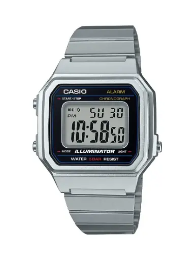 [B-650WD-1A] CASIO VINTAGE BLACK DIGITAL WATCH  B-650WD-1A