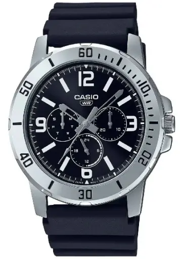 [MTPVD300-1B] CASIO STEEL MULTIFUNCTION WATCH  MTPVD300-1B