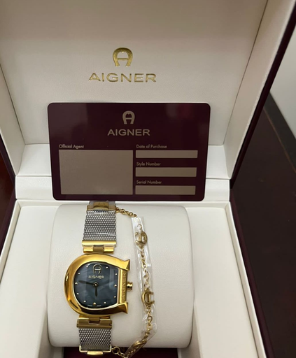 [AIG0004] AIGNER WATCH AIG0004 GOLD& DARK GRAY
