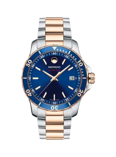Movado Series 800 Quartz Blue Dial Men's Watch 2600149