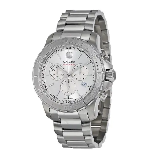 MOVADO Series 800 Chronograph Silver Dial Men's Watch 2600111