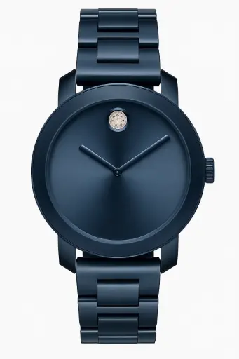 Movado Bold Analog Blue Round Dial Women Watch - 3600756 (M)