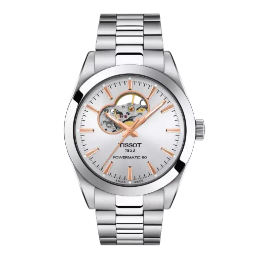 [T127.407.11.031.01] Tissot Gentleman Powermatic 80 Open Heart