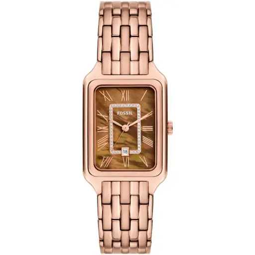 [ES5323] Fossil Raquel Date Rose ES5323