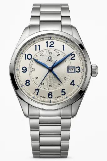 [1129G-M] LOUIS CARDIN Off White Dial Analog Watch 1129G-M