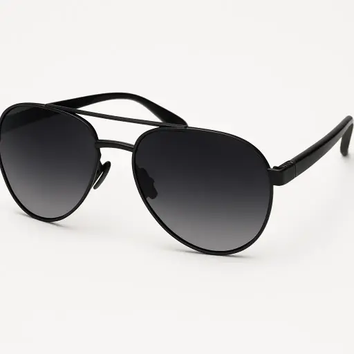 [KC1394 8B] Kenneth Cole Reaction Shiny Gunmetal Mens Metal Sunglass KC1394 8B