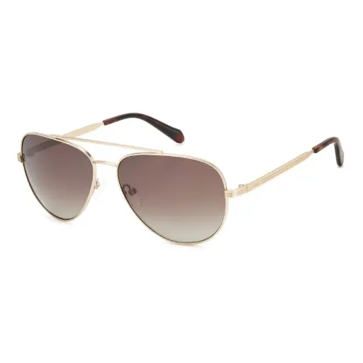 [FOS 3144/G/S] FOSSIL AOZ HA MATTE GOLD SUNGlASSES MAN FOS 3144/G/S