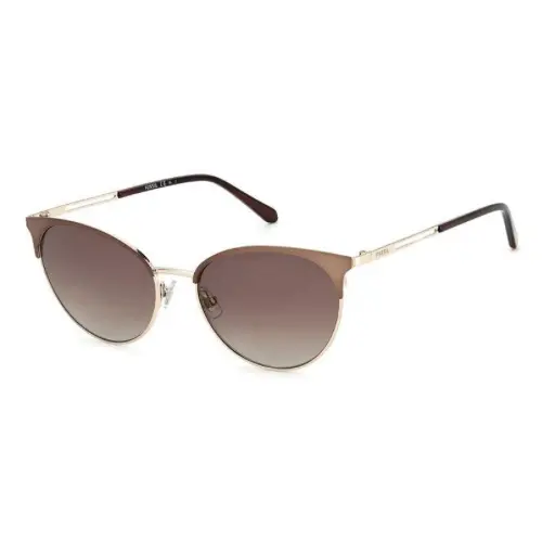 [FOS3133GS] FOSSIL WOMAN BROWN GEOMETRIC SUNGLASSES FOS3133GS