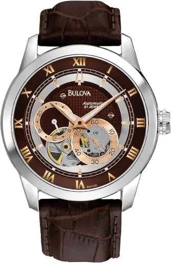 [96A120] Bulova Classic Automatic Brown Dial  Watch  - 96A120 