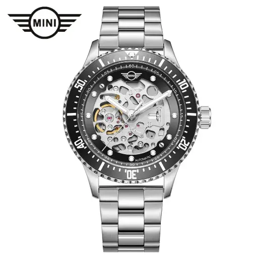[MINI162301] MINI AUTOMATIC WATCH BLACK / SILVER MINI162301