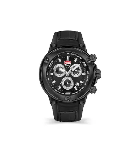[DTWGCO2018801] DUCATI MAN BLACK DIAL WATCH DTWGCO2018801