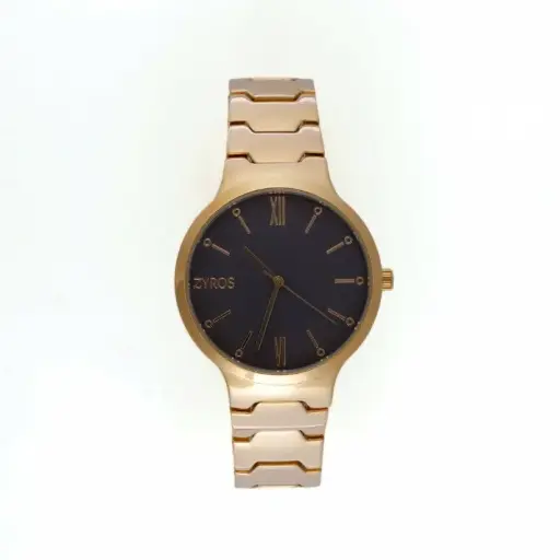 [ZAA250M010104] ZYROS MAN'S STEEL WATCH ZAA250M010104