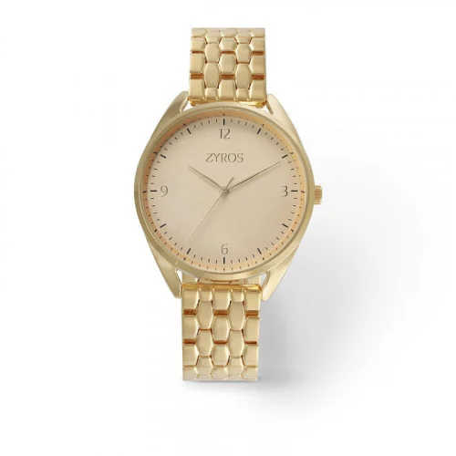 [ZAA220M010133] ZYROS MAN'S STEEL WATCH ZAA220M010133