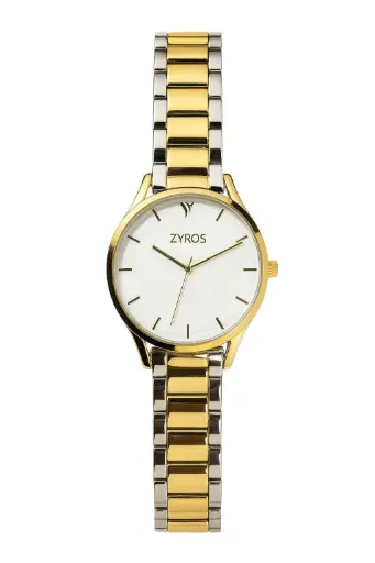 [ZAA252M060611] ZYROS MAN'S STEEL WATCH ZAA252M060611