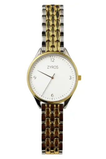 [ZAA220M060611] ZYROS MAN'S STEEL WATCH ZAA220M060611