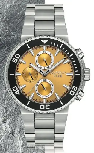 [S04062A-4] JG POLO CLUB MAN'S WATCH S04062A-4