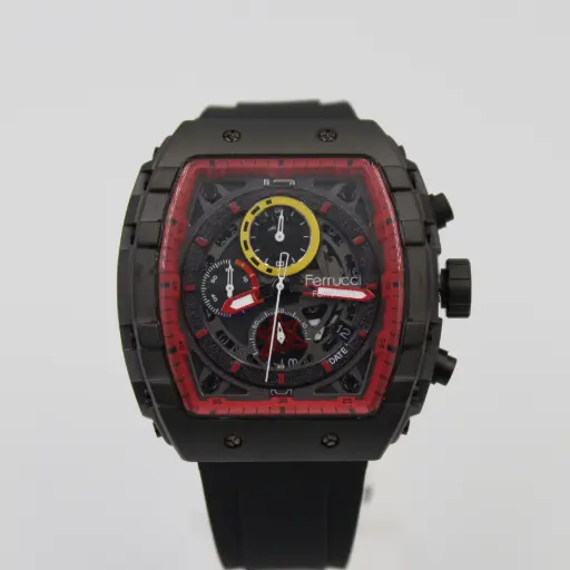 [FCF 23003 05] FERRUCCI  RUBBER STRAP WATCH FCF 23003 05