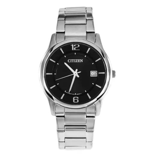 [BD0020-54E] Citizen Men's Classic Black Dial Watch Quartz Mineral Crystal BD0020-54E