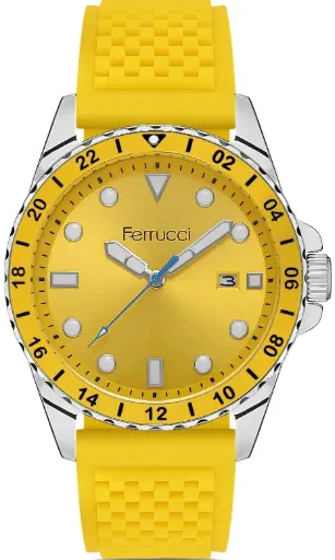 [FER0238] FERRUCCI  RUBBER STRAP WATCH - FER0238