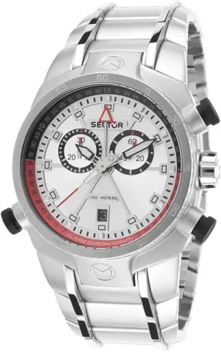 [R3273695215] Sector Men's Chronograph Quartz Watch with Stainless Steel Strap R3273695215