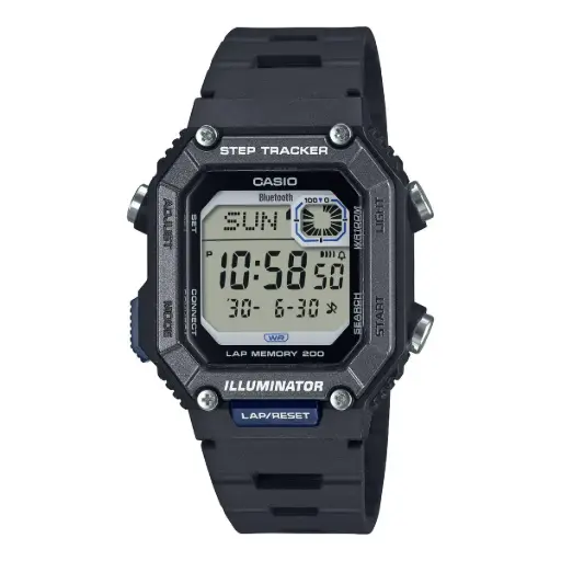 [WS B1000 1AVDF] جهاز تتبع الخطوات Casio Bluetooth Illuminator WS B1000 1AVDF