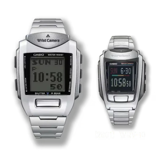 [WQV-1DSET-8DR] Casio Wrist Camera Watch 50th Anniversary | 2000s