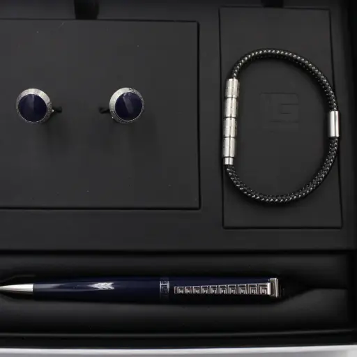 [GLA202508001] GUY LAROCHE PEN + CUFFLINK + BRACELET SET GLA202508001