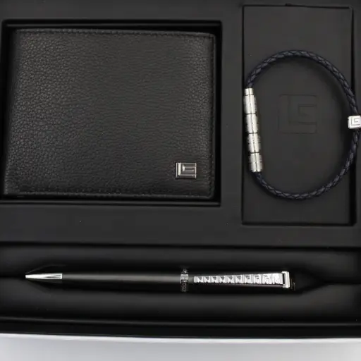 [GLRB0000302-403] GUY LAROCHE PEN + WALLET + BRACELET SET GLRB0000302-403