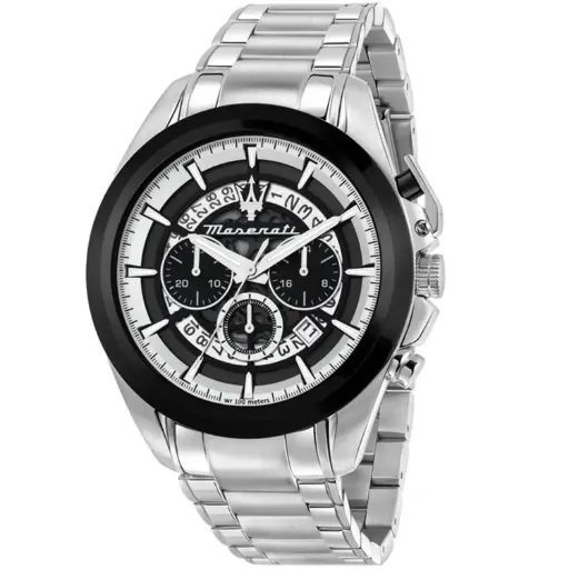 [R8873612059] Maserati Traguardo Men's Black Watch R8873612059