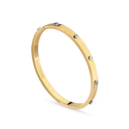 [B514] SAINT HONORE GOLD PLATED BANGLE WOMAN B514