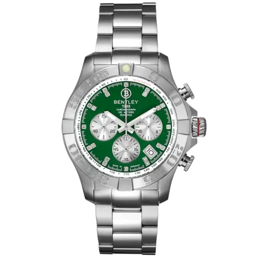 [BL2416-102MWNI-W] BENTLEY MAN'S DIAMOND WATCH BL2416-102MWNI-W