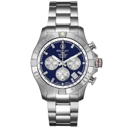 [BL2496-102MWNI-W] BENTLEY MAN'S DIAMOND WATCH BL2496-102MWNI-W