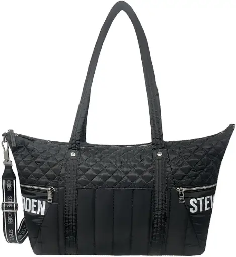 [DT615610] Steve Madden Bwythe Logo Duffel Bag (Black)