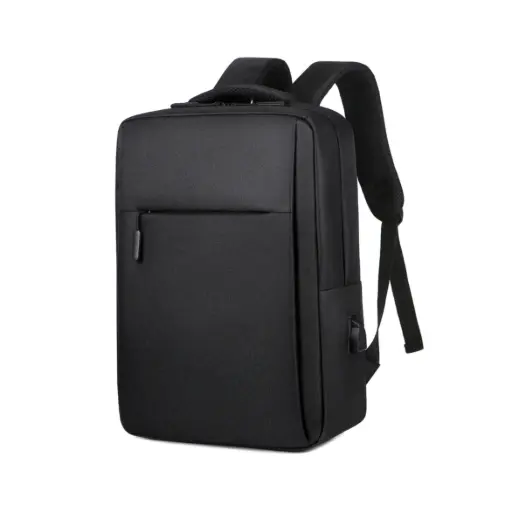 [LAP001] Laptop Backpack Men And Women Laptop Bag 1-Compartment, USB Port And Front Zipper Backpack for Office