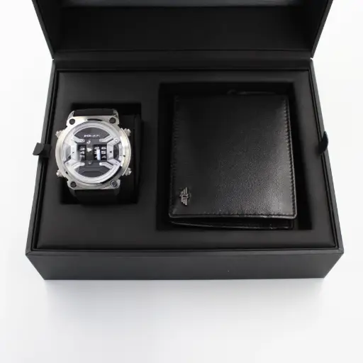 [PEW00123] POLICE SET - WATCH & WALLET