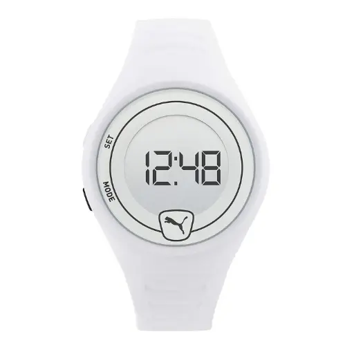 [P5027] PUMA REMIX-P5027 Silicone White Digital Watch