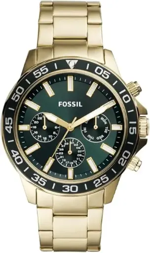 [BQ2493] FOSSIL Bannon Multifunction Gold-Tone Stainless Steel Watch-BQ2493