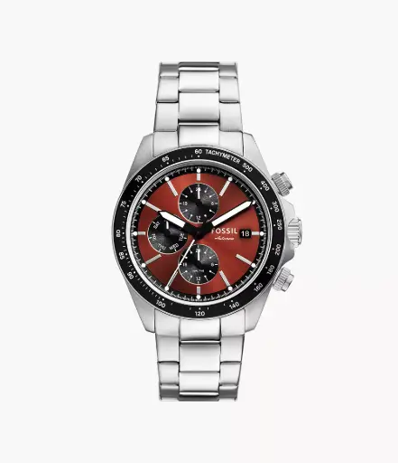 [BQ2895] FOSSIL Autocross Multifunction Stainless Steel Watch-BQ2895