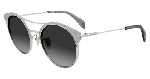 [SPL 500V] POLICE Goldeneye Round Silver Glitter Sunglass SPL 500V 