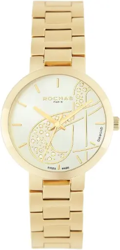 [RWFF1942] ROCHAS Paris Ladies Swiss Watch Diamonds RWFF1942