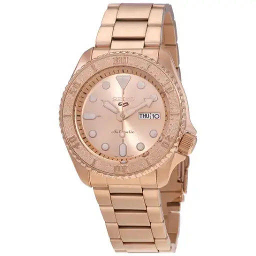 [SRPE72K1] SEIKO 5 Sports Automatic Rose Dial Men's Watch