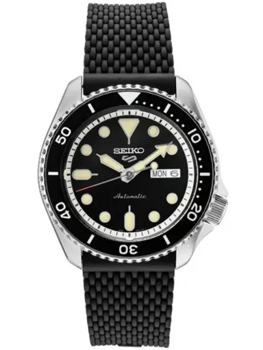 [SRPD95] SEIKO 5 Automatic Balck Dial Watch SRPD95