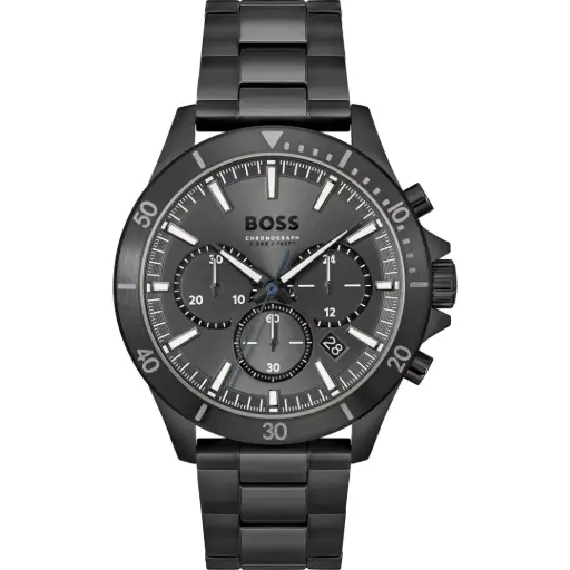[1514058] Hugo Boss Troper Chronograph Black-HB1514058