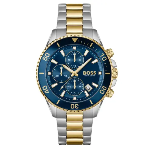 [HB1514257] Hugo Boss Yellow Gold PVD Chronograph  Watch-HB1514257