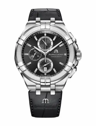 [AI1018-SS001-330-1] Maurice Lacroix Aikon Chronograph Watch  