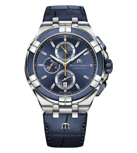[AI1018-SS001-432-4] Maurice Lacroix Aikon Chronograph Watch     