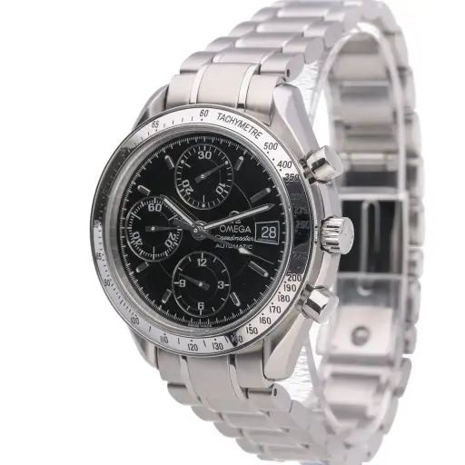 OMEGA Luxury stainless-steel chronograph watch