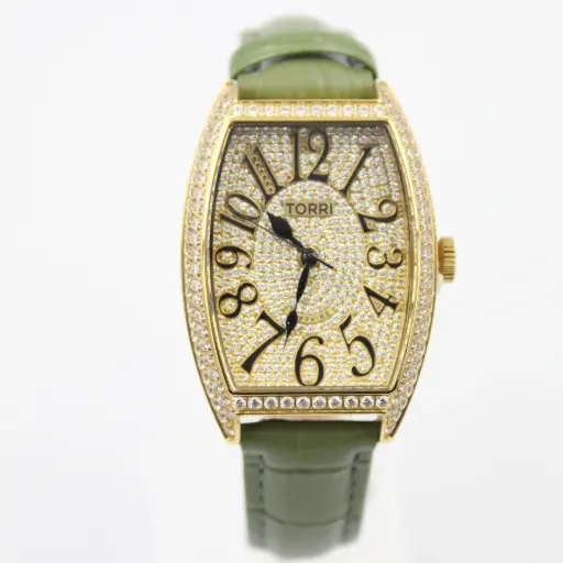 [TOR0061B023] TORRI Women Gold Dial Watch