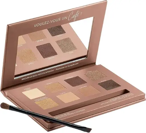 Bourjois rue du cafe eyeshadow palette - 02, chocolat nude edition